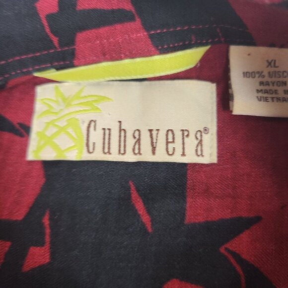Cubavera Men's Size X-large Hawaiian Shirt Short Sleeve Button-Down Shirt - Picture 6 of 11